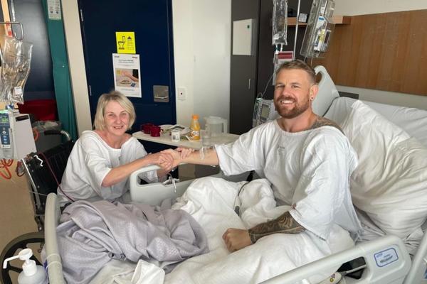 Mother donates kidney to son